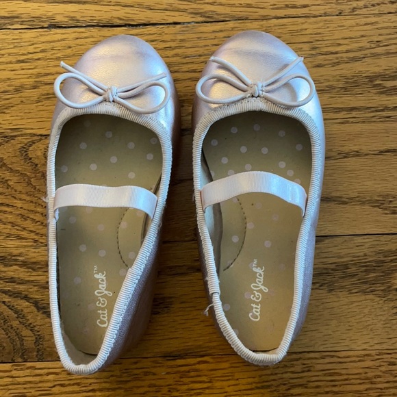 Cat & Jack Shoes Cat Jack Ballet Flats Shimmery Pink Poshmark
